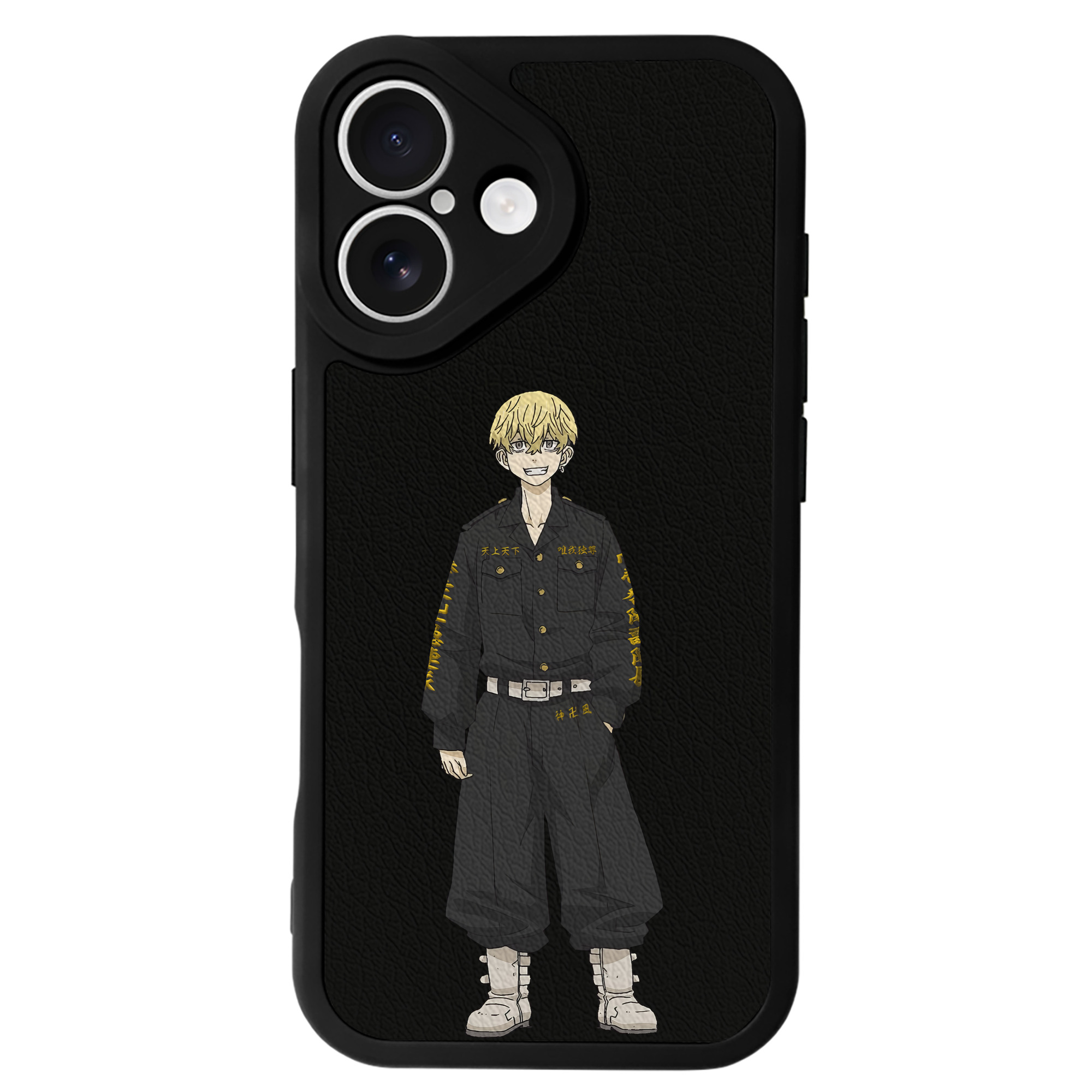 （画像用） 東京リベンジャーズ Tokyo Revengers 【iPhone 16シリーズ対応】シリコンスマホケース（レザー調） 材質：シリコン